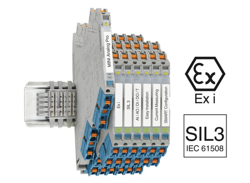 HIGHLY COMPACT EX I SIGNAL CONDITIONERS WITH SIL 3 FUNCTIONAL SAFETY